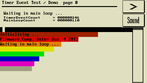 screenshot of the 'Timer Event Test' script