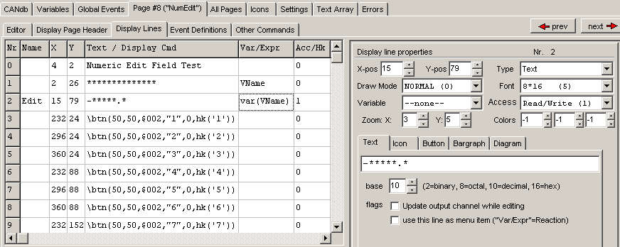 Screenshot "Variable Reference Demo", part 4